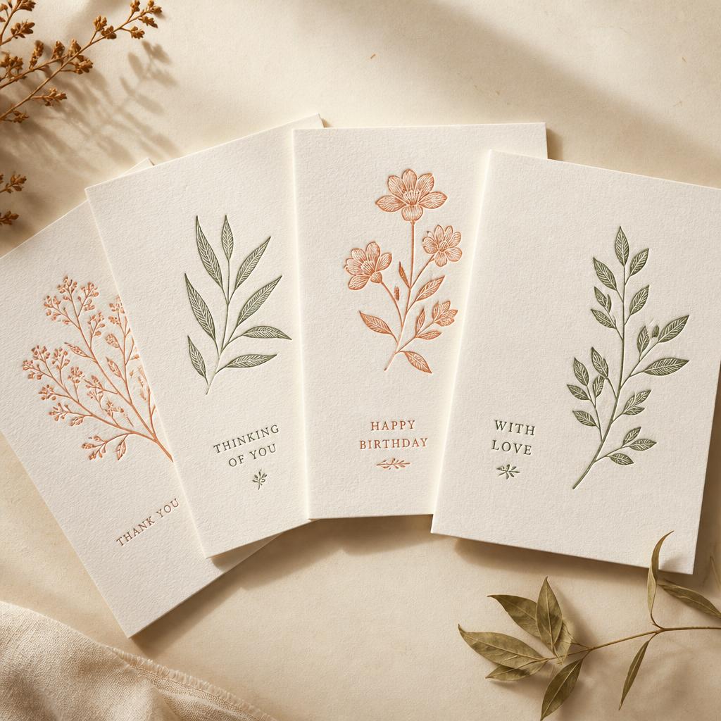 Botanical cards